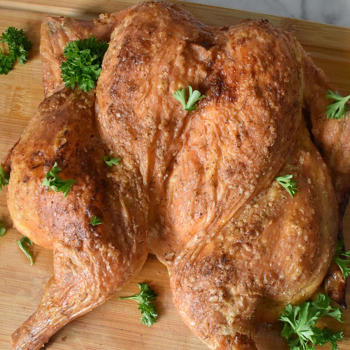 Simple Spatchcocked Chicken