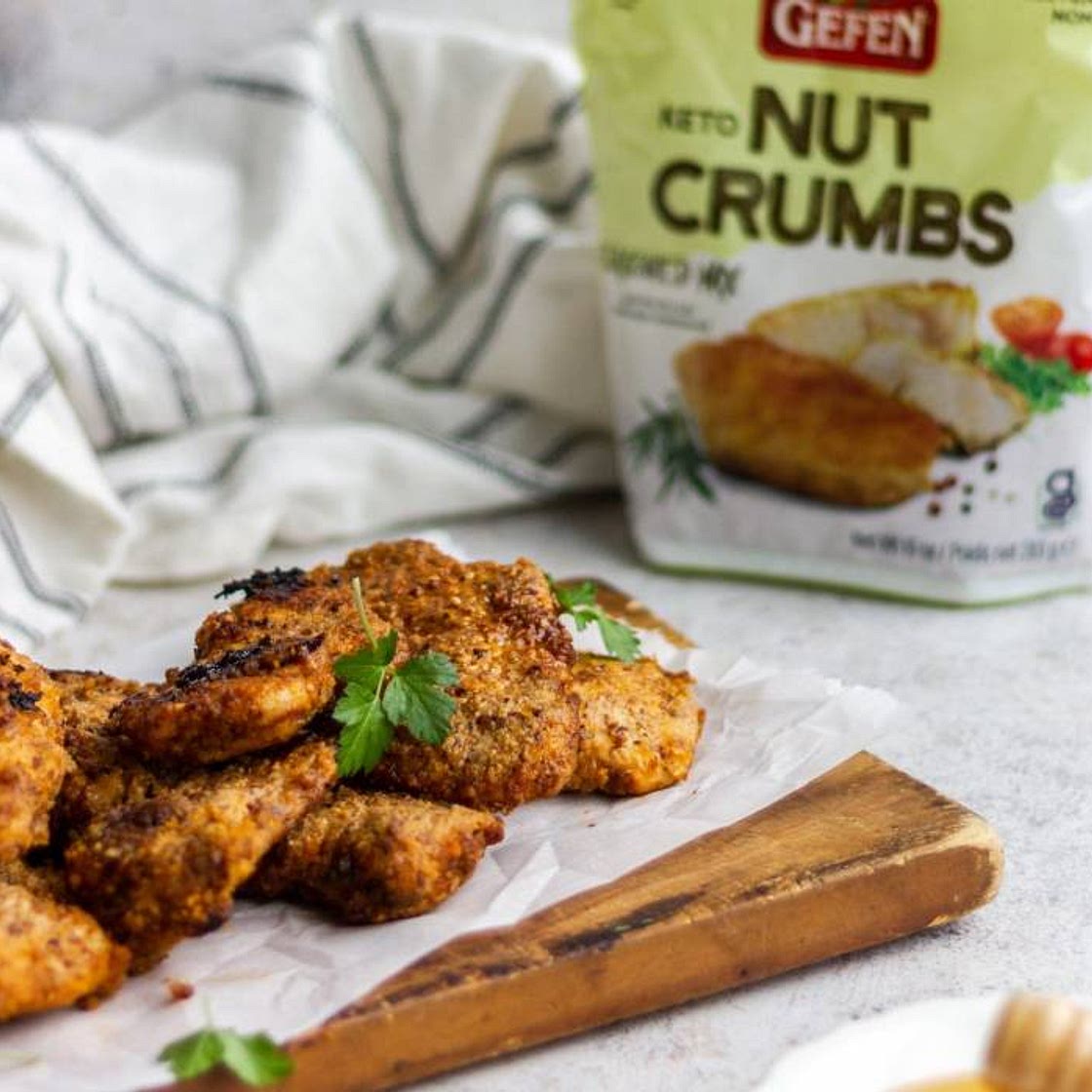 Honey Spiced Nut Crumb Crusted Chicken