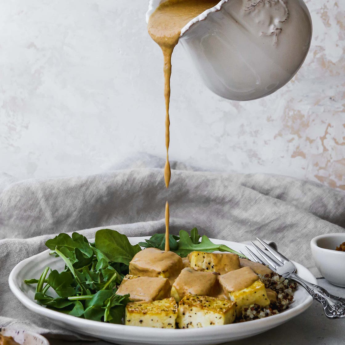 Easy Miso Peanut Sauce (Vegan)