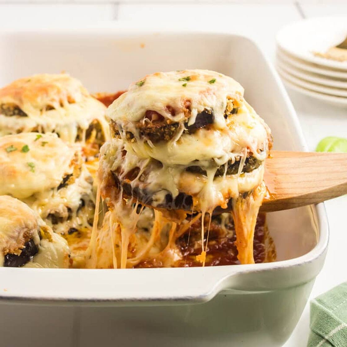 Keto Eggplant Parmesan