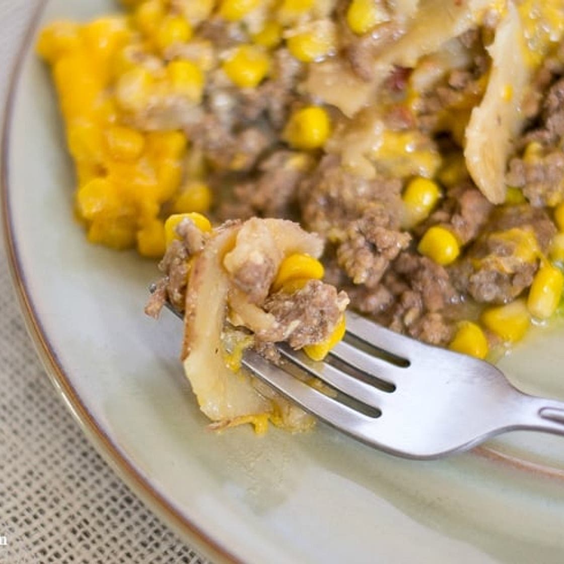 Crock Pot Beefy Ranch Potato Casserole
