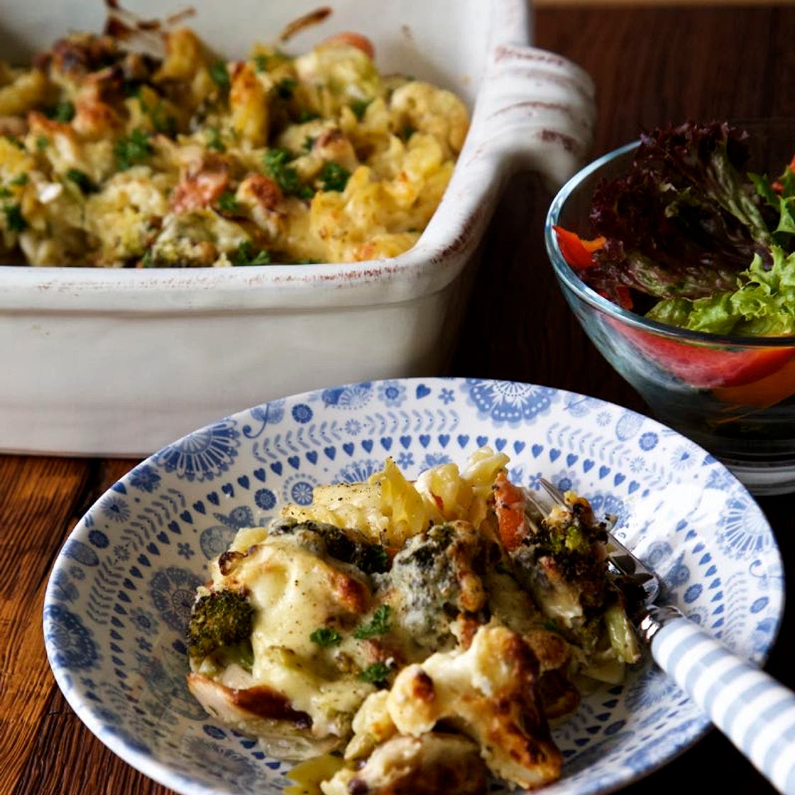 Simple Roasted Vegetable Pasta Bake
