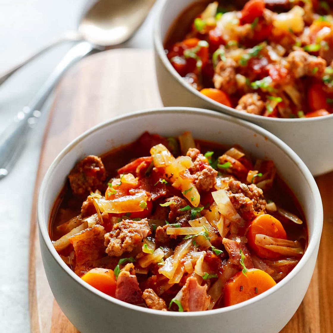 Cabbage and Sausage Stew