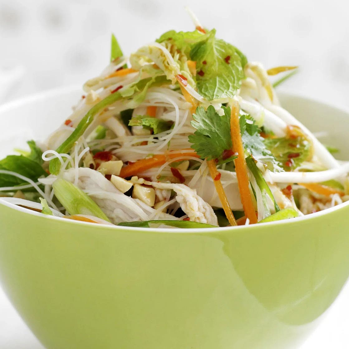 Chicken and vermicelli noodle salad