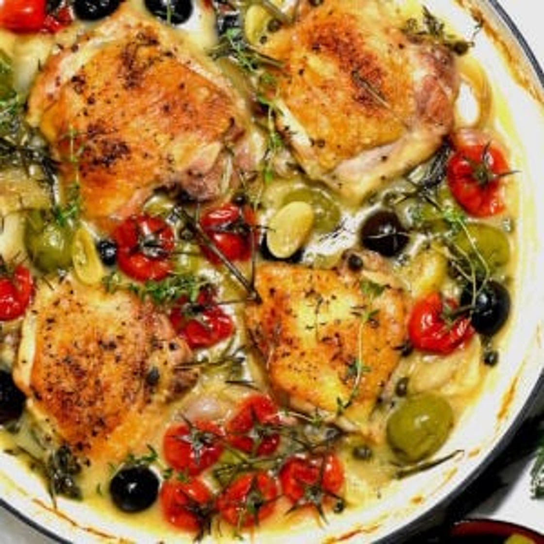 Chicken Provençal (Poulet à la Provençal)