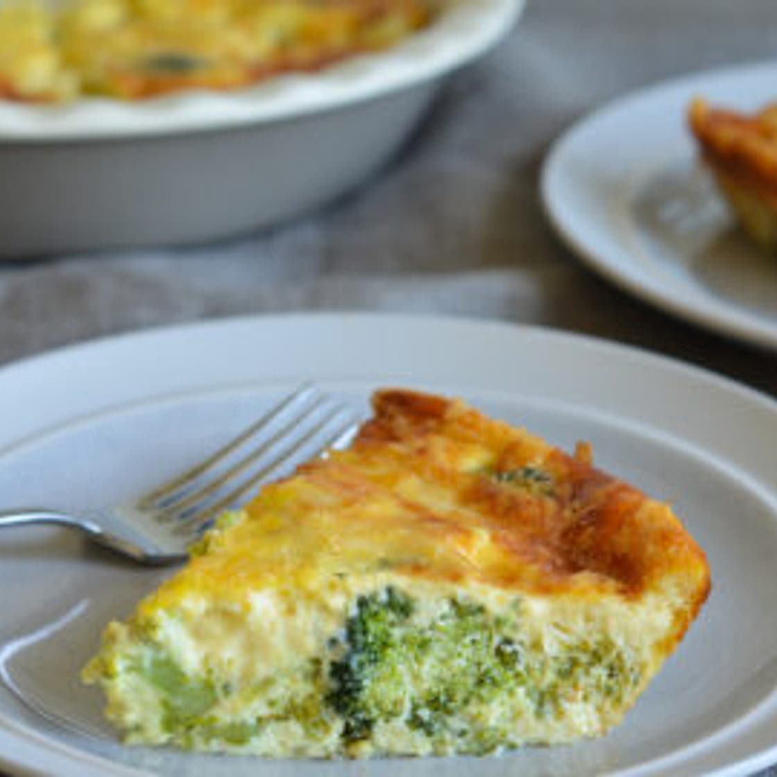 Crustless Broccoli Quiche