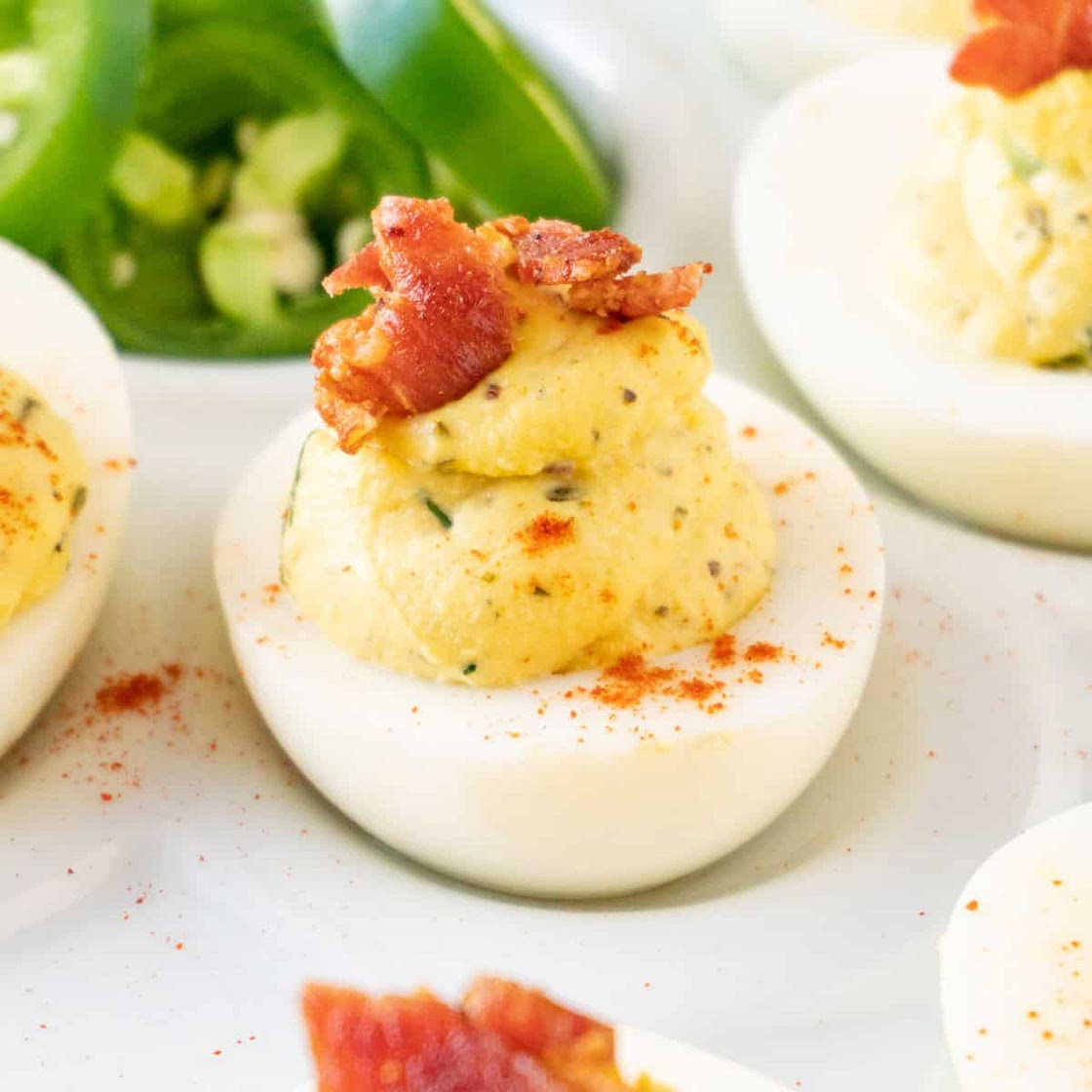 Bacon Jalapeno Deviled Eggs