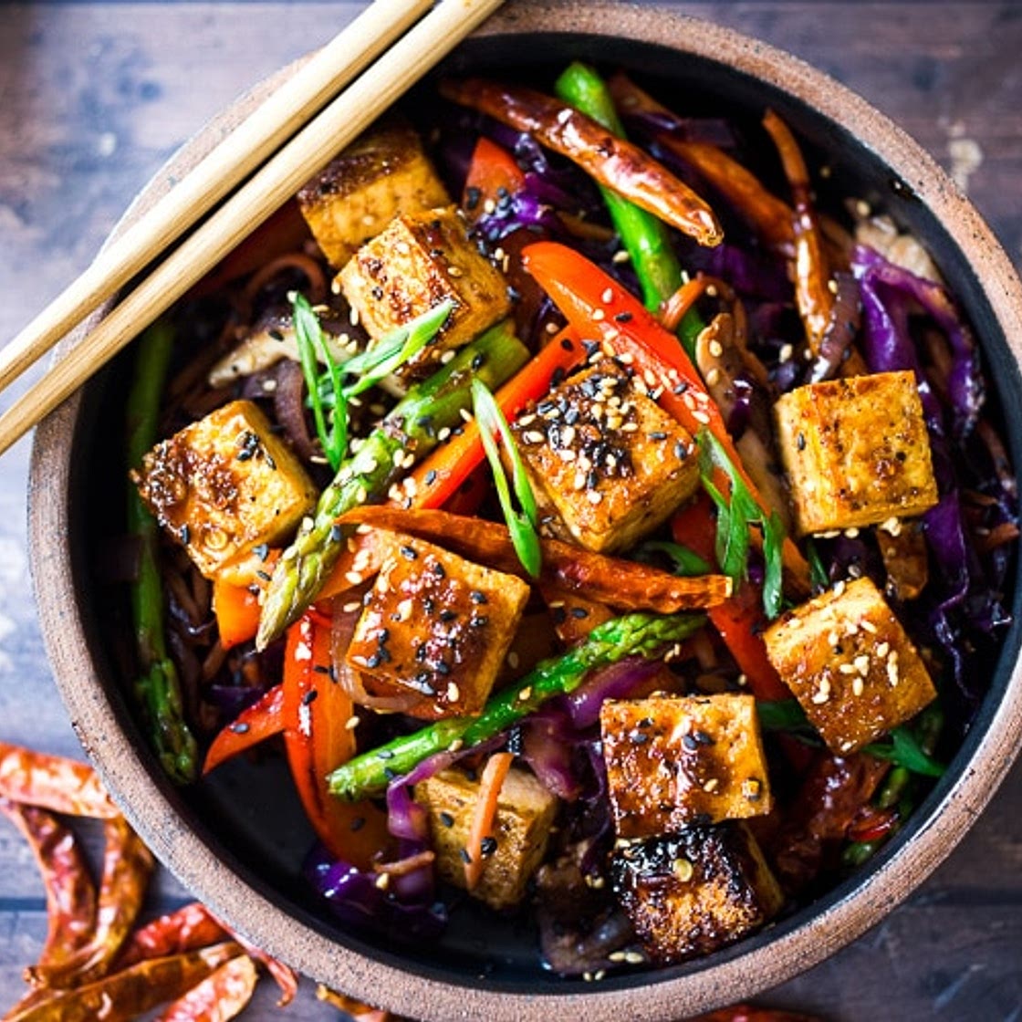 Szechuan Tofu and Veggies