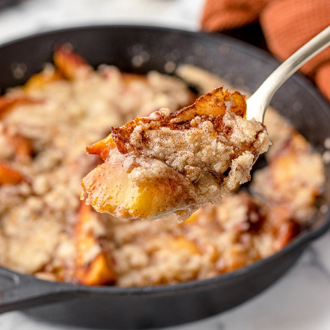 Smoked Peach Cobbler