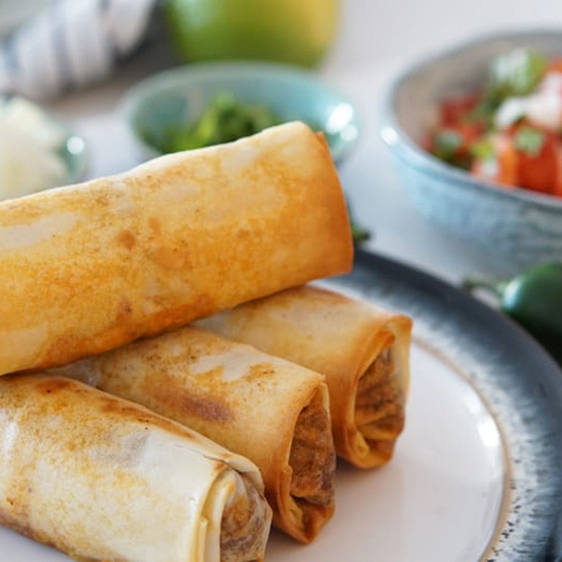 Baked Taco Egg Rolls
