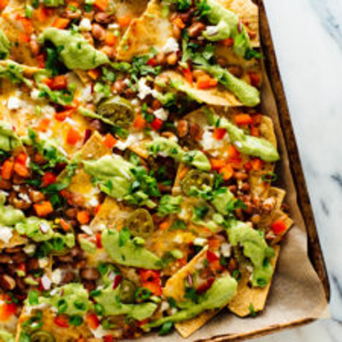 Loaded Veggie Nachos