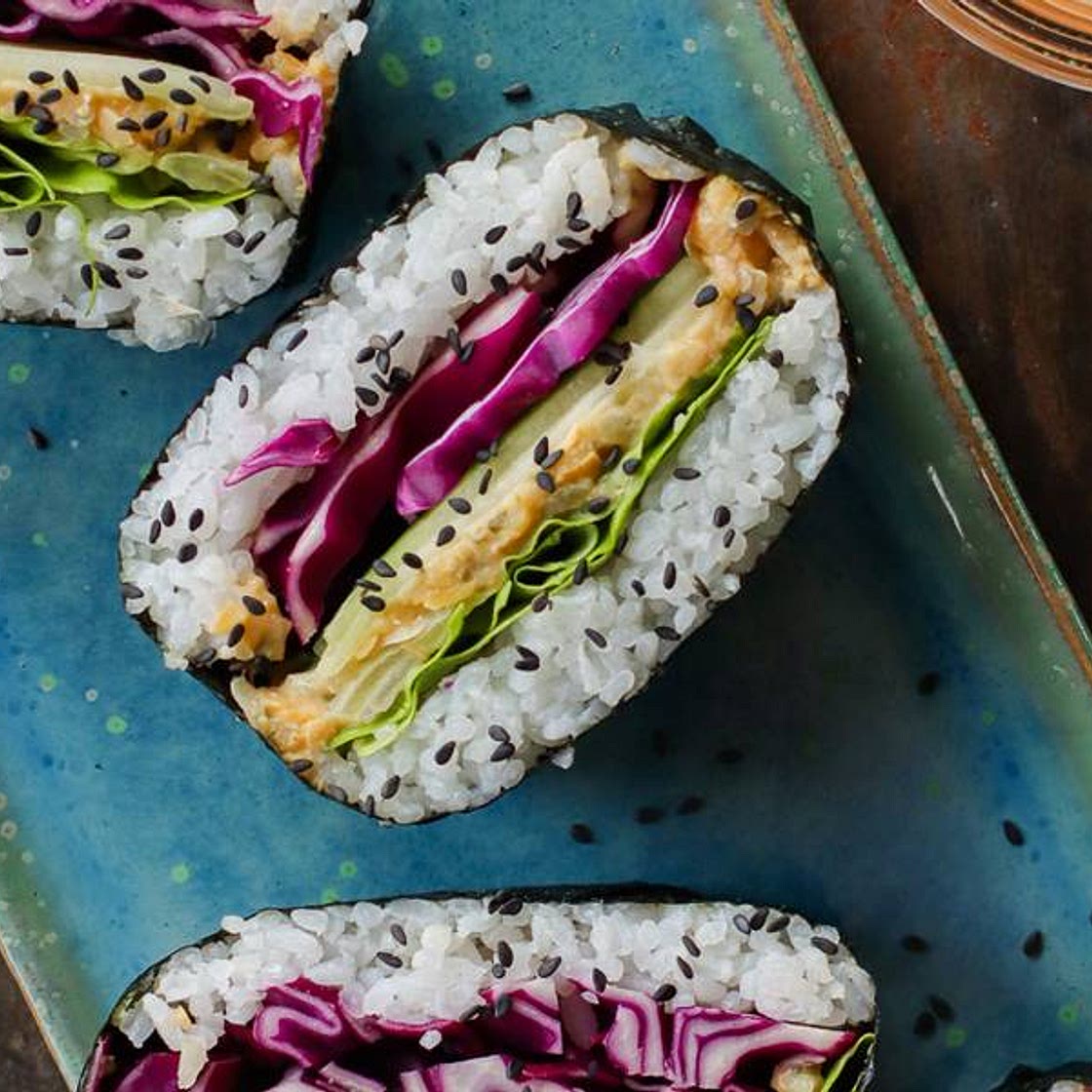 Vegan Onigirazu: Rice Sandwiches