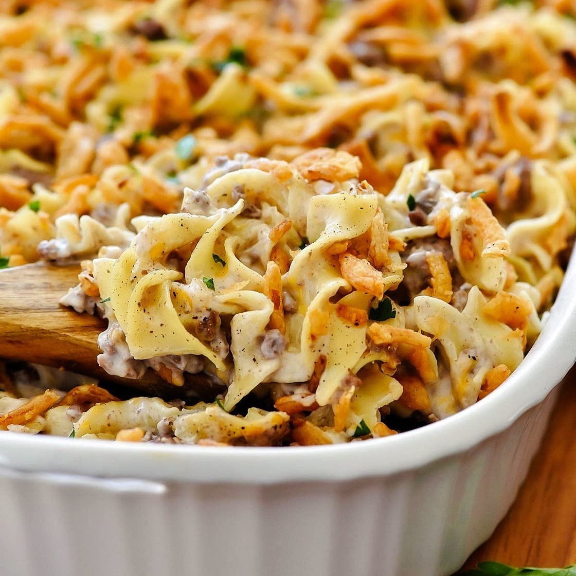 French Onion Beef Casserole