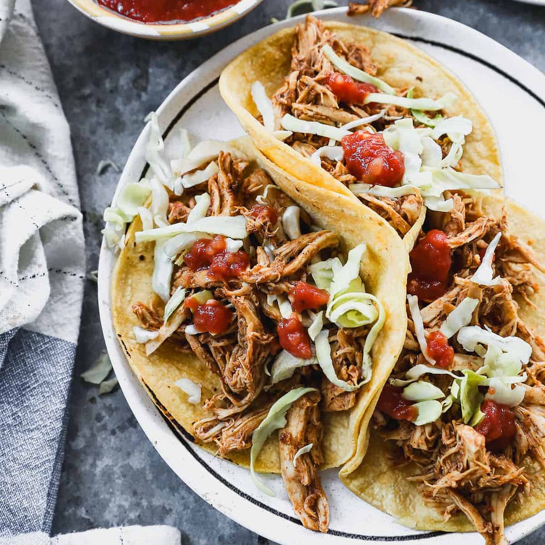 Slow Cooker Chicken Tacos
