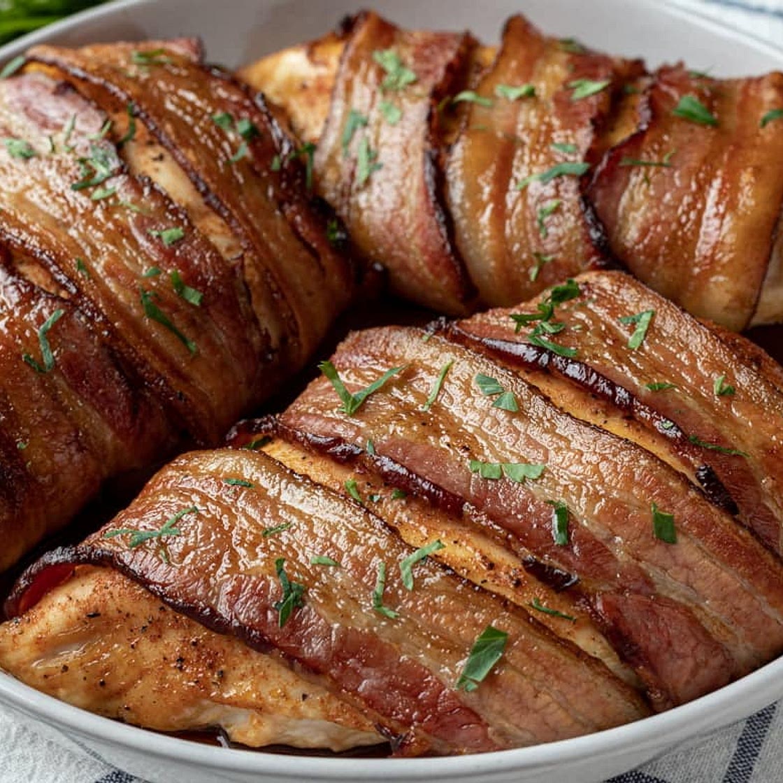 Bacon-Wrapped Chicken Breasts