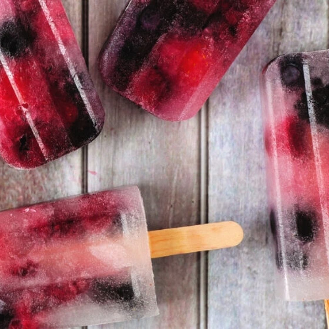 Strawberry Margarita Popsicles