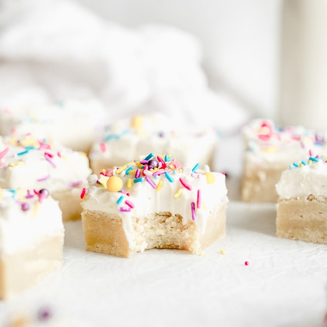 Frosted Sugar Cookie Bars