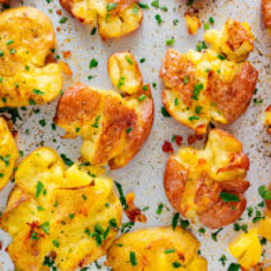 Crispy Smashed Potatoes
