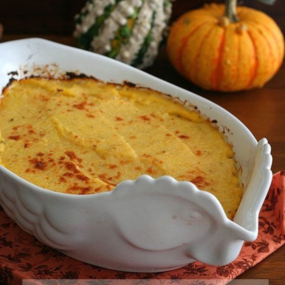 Cauliflower and Butternut Squash Casserole