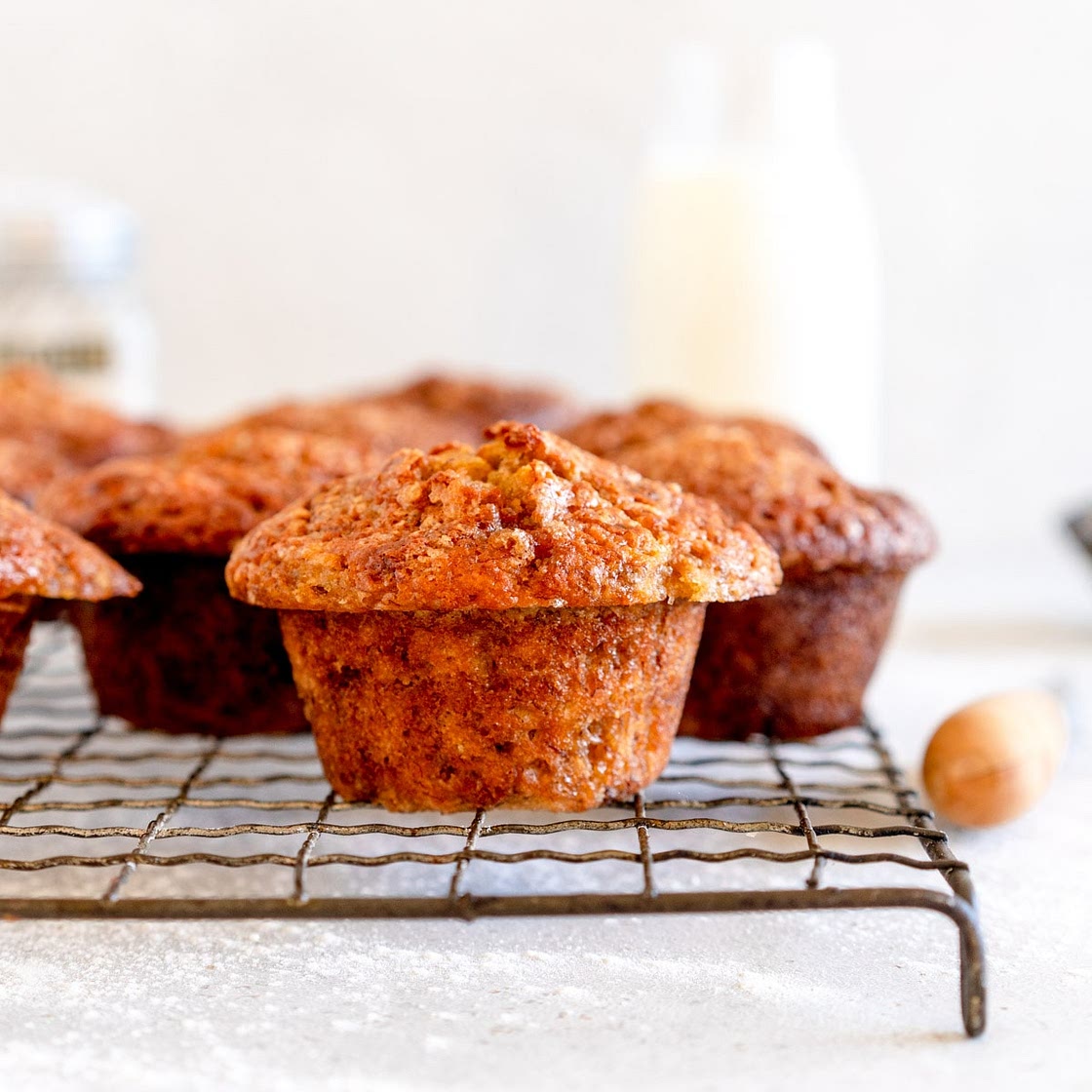 30 Minute Banana Bread Muffins