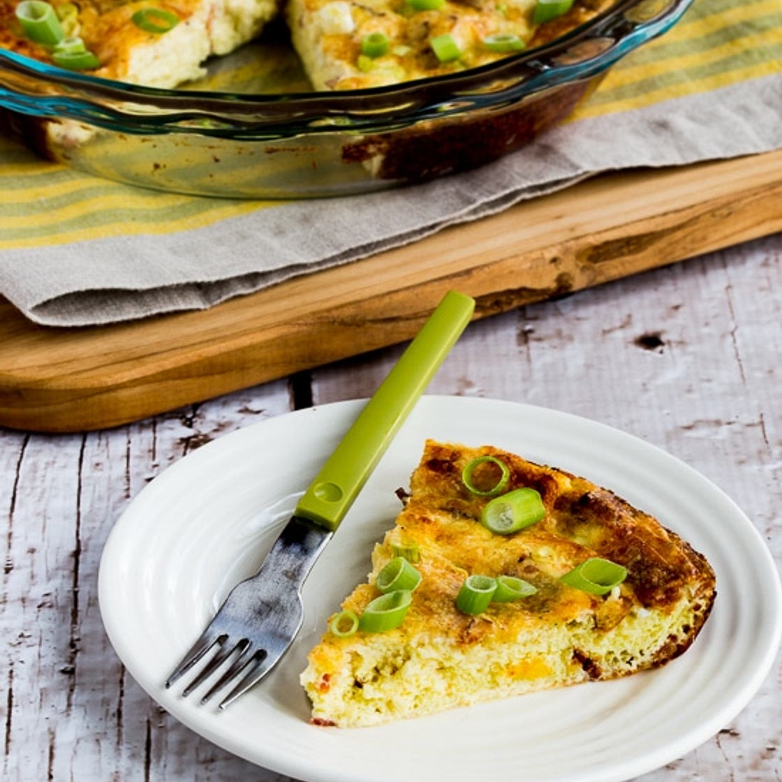 Cheesy Crustless Quiche Lorraine