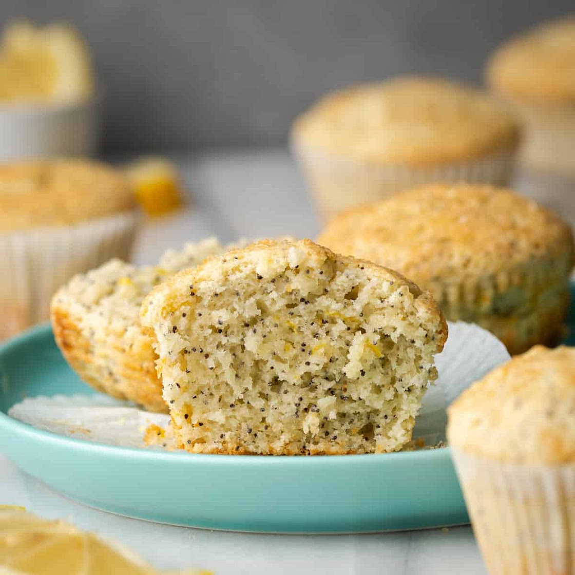 Gluten Free Lemon Poppy Seed Muffins