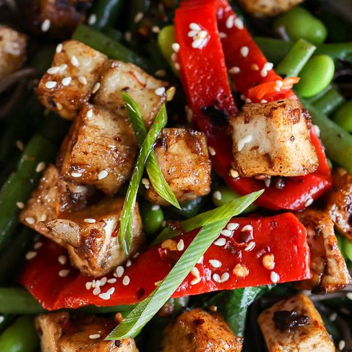 Black Bean Garlic Tofu Nourish Bowl