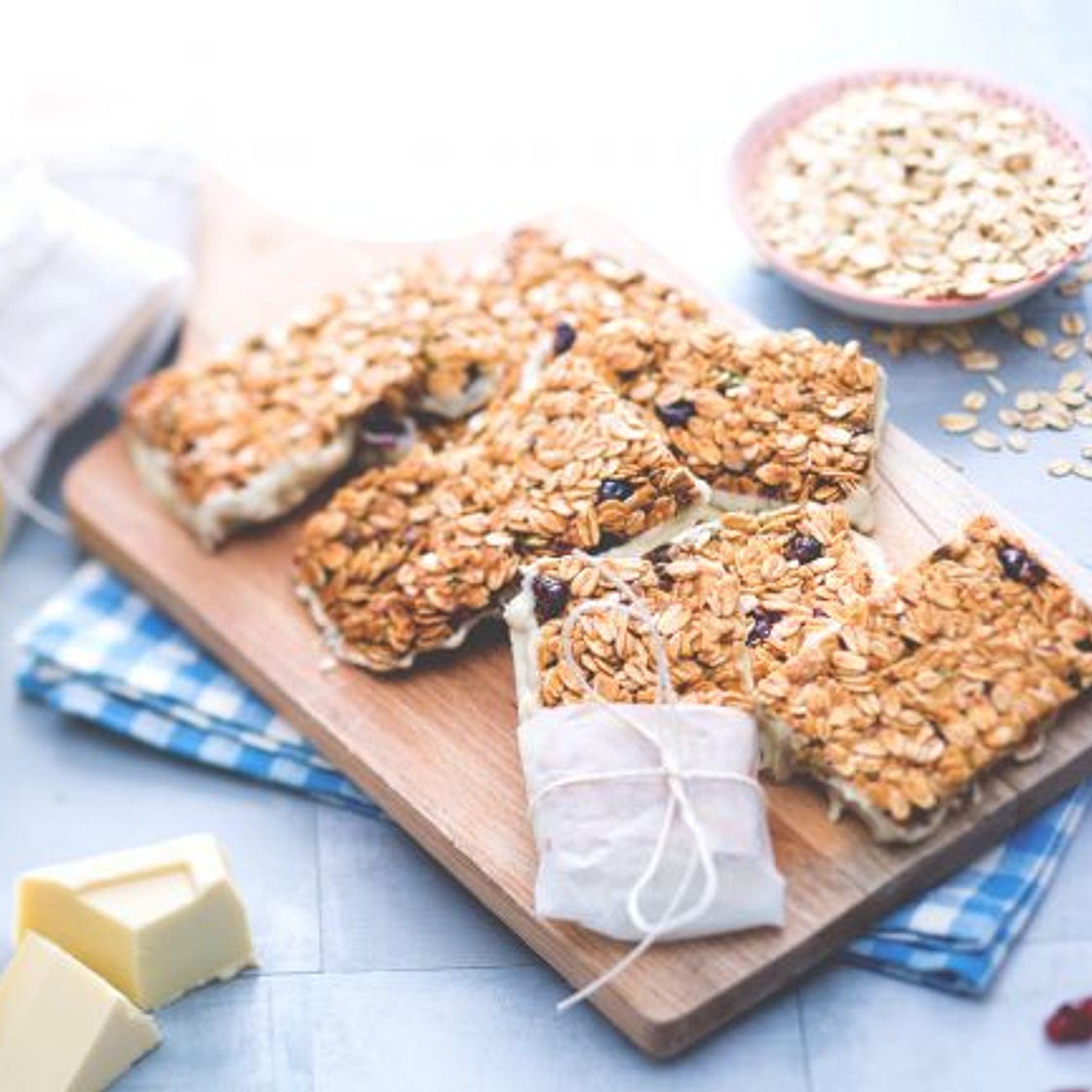 Barrette snack di frutta e cereali