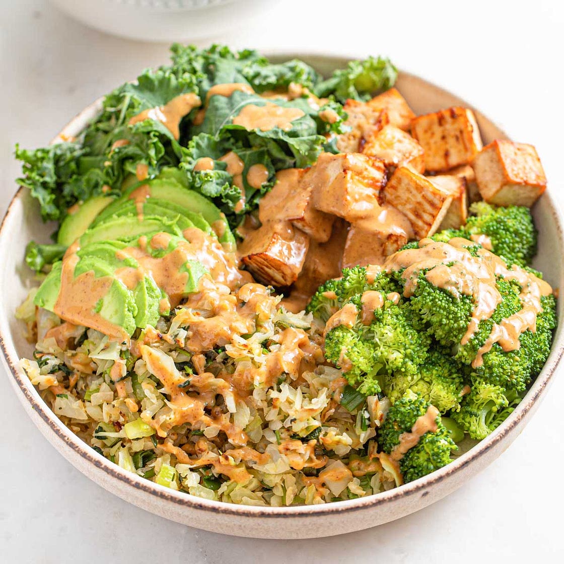 Low-Carb Vegan Dinner Bowl