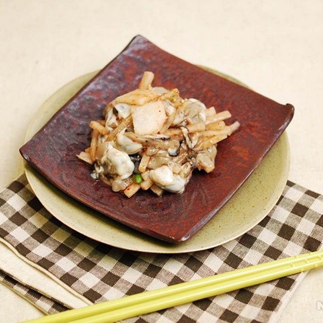 굴무침 만드는 법