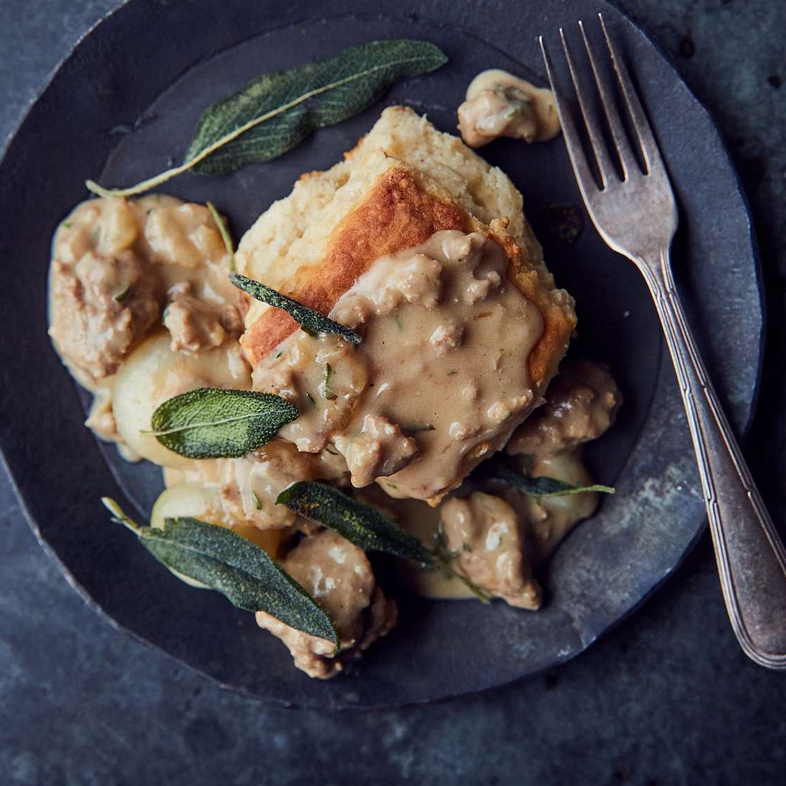 Buttermilk Biscuits and Pat LaFrieda’s Sausage Gravy