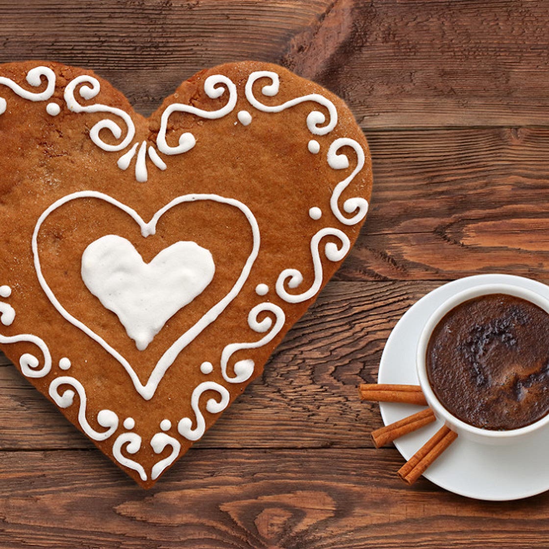 Coeurs de pain d'épices