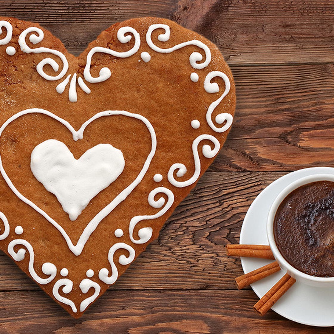 Coeurs de pain d'épices