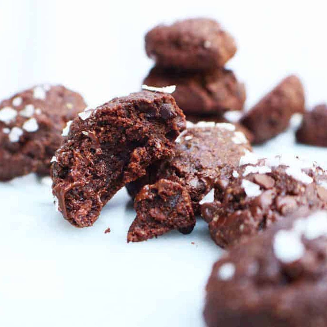 Chewy 20-Min Almond Flour Double Chocolate Cookies