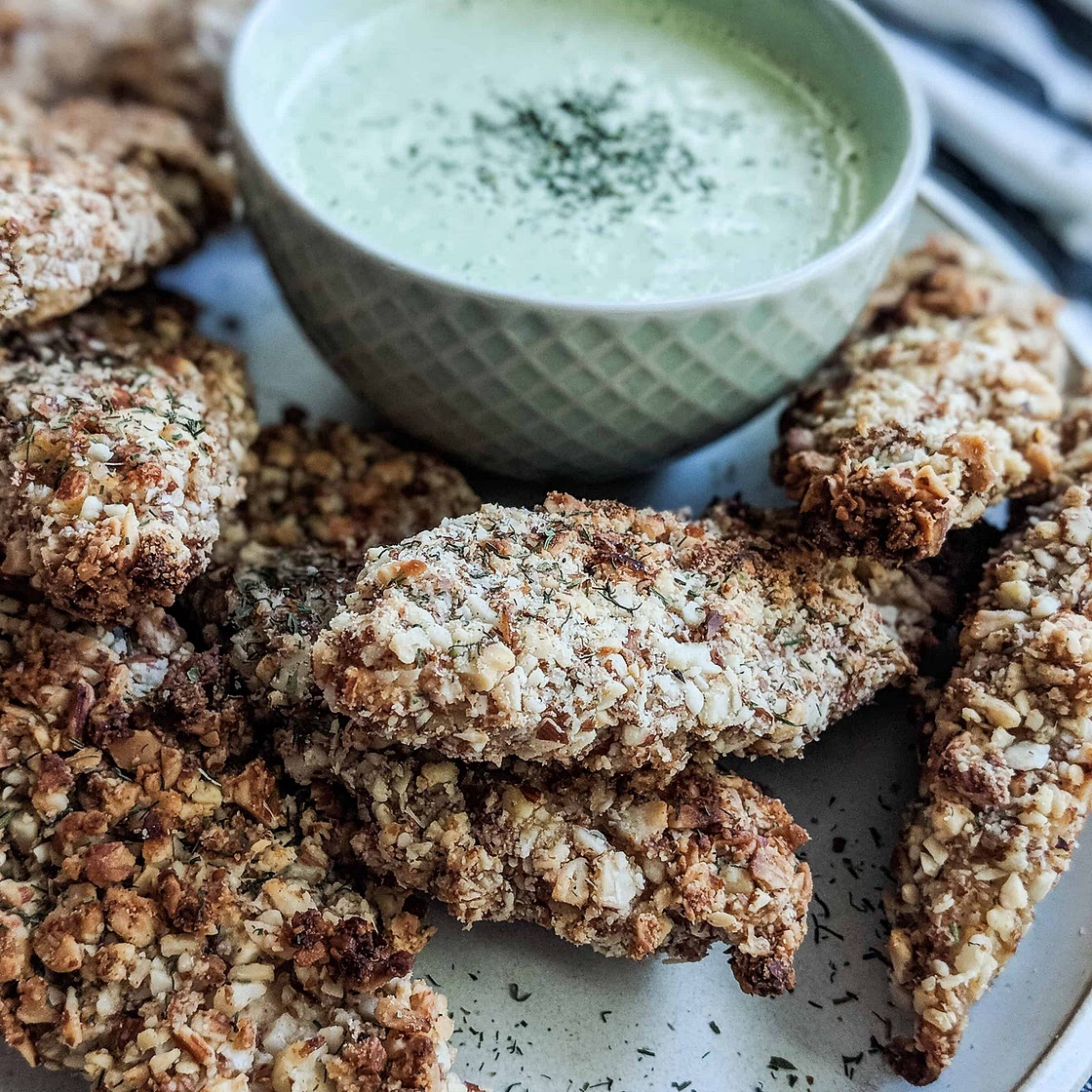 Crispy baked gluten free chicken tenders