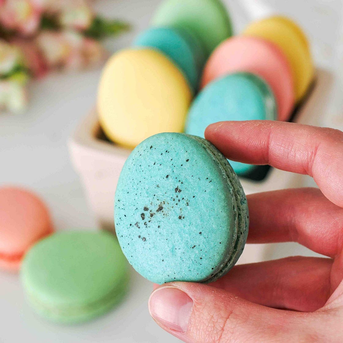 Easter Egg Macarons