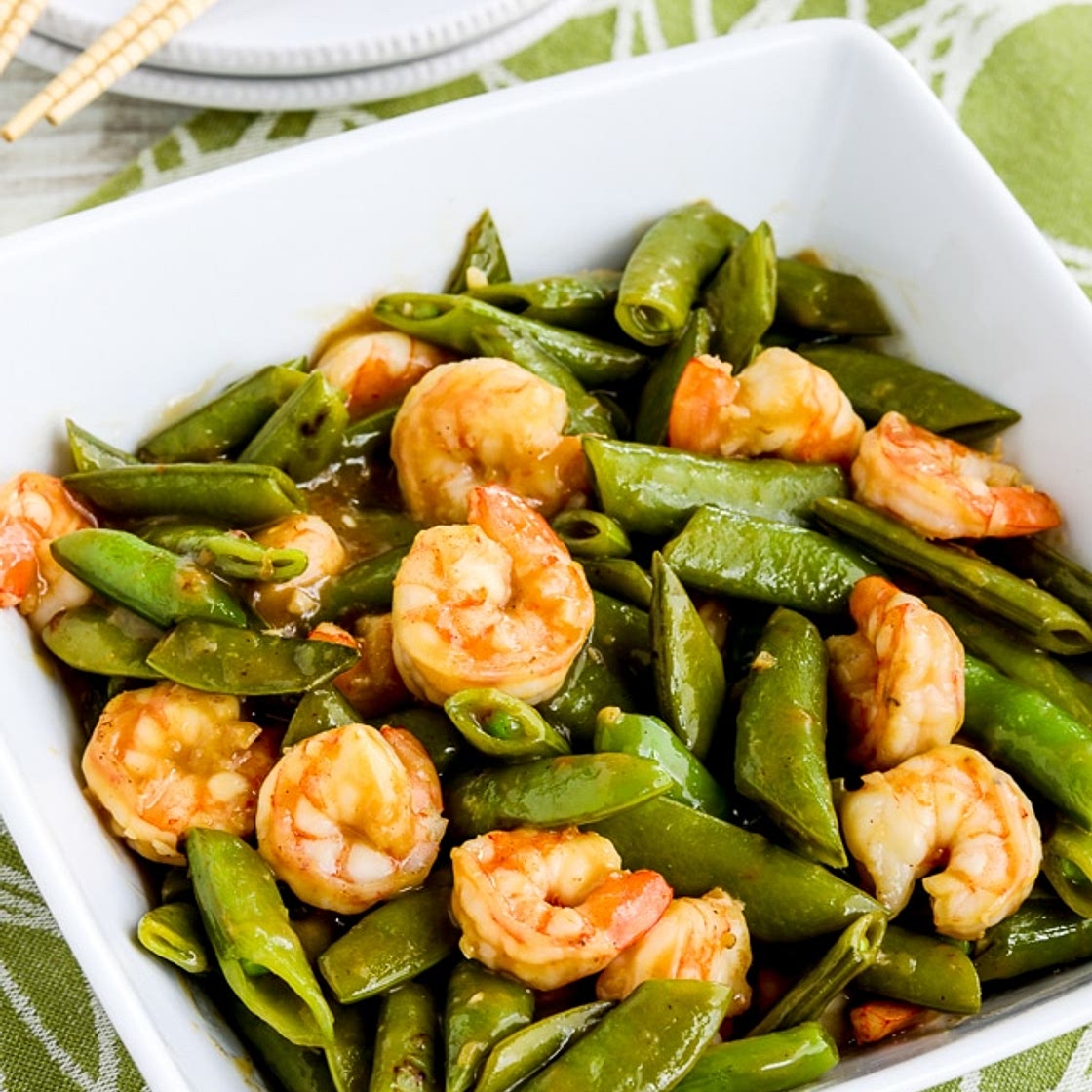 Stir-Fried Shrimp and Sugar Snap Peas