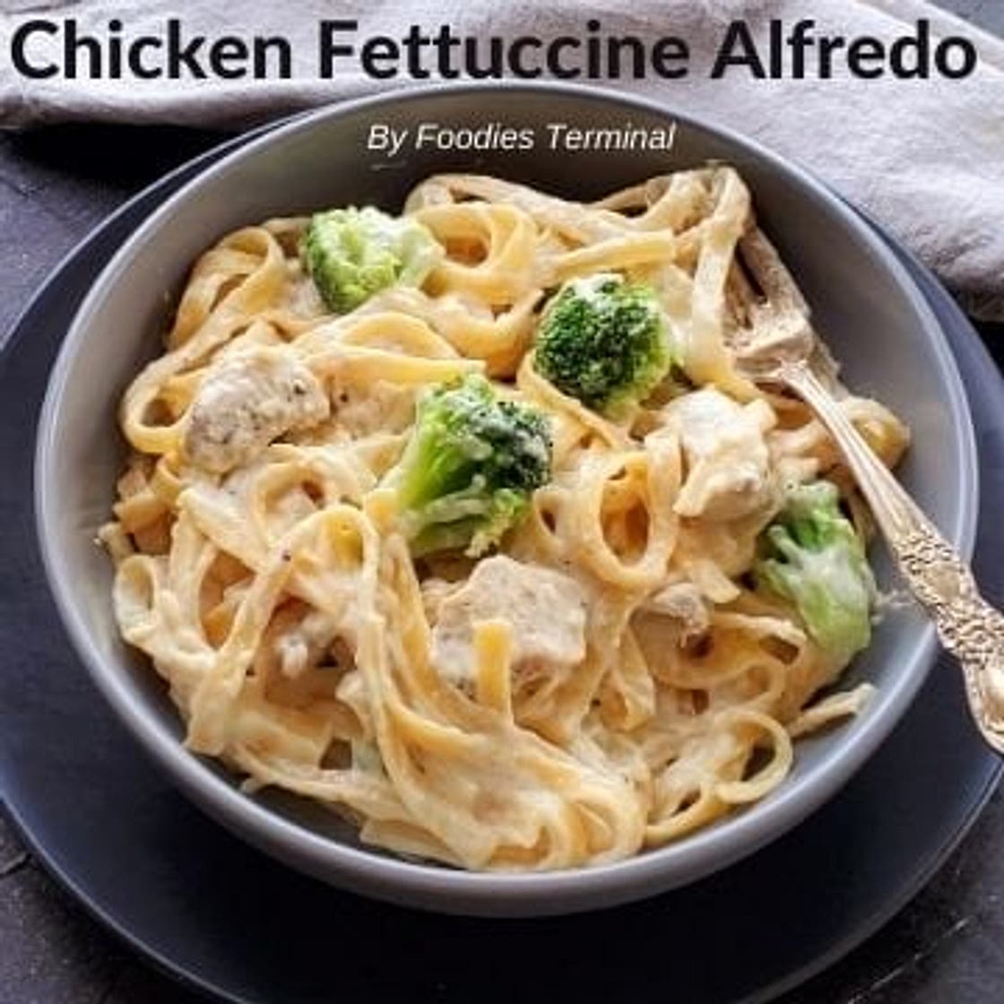 Instant Pot Chicken Fettuccine Alfredo with Broccoli