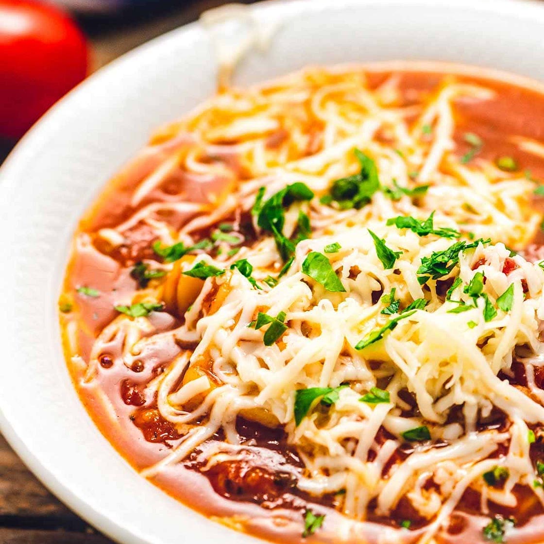 Instant Pot Lasagna Soup
