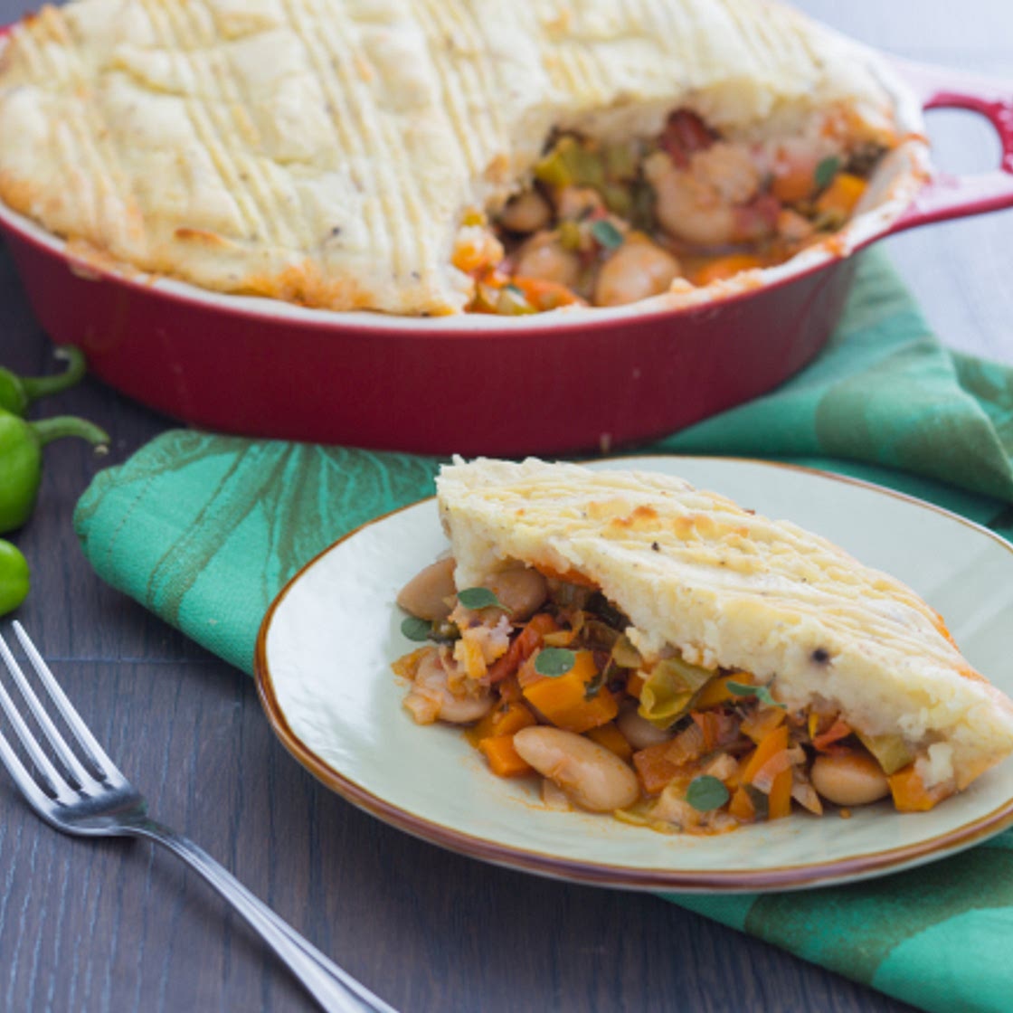 Vegan shepherd's pie