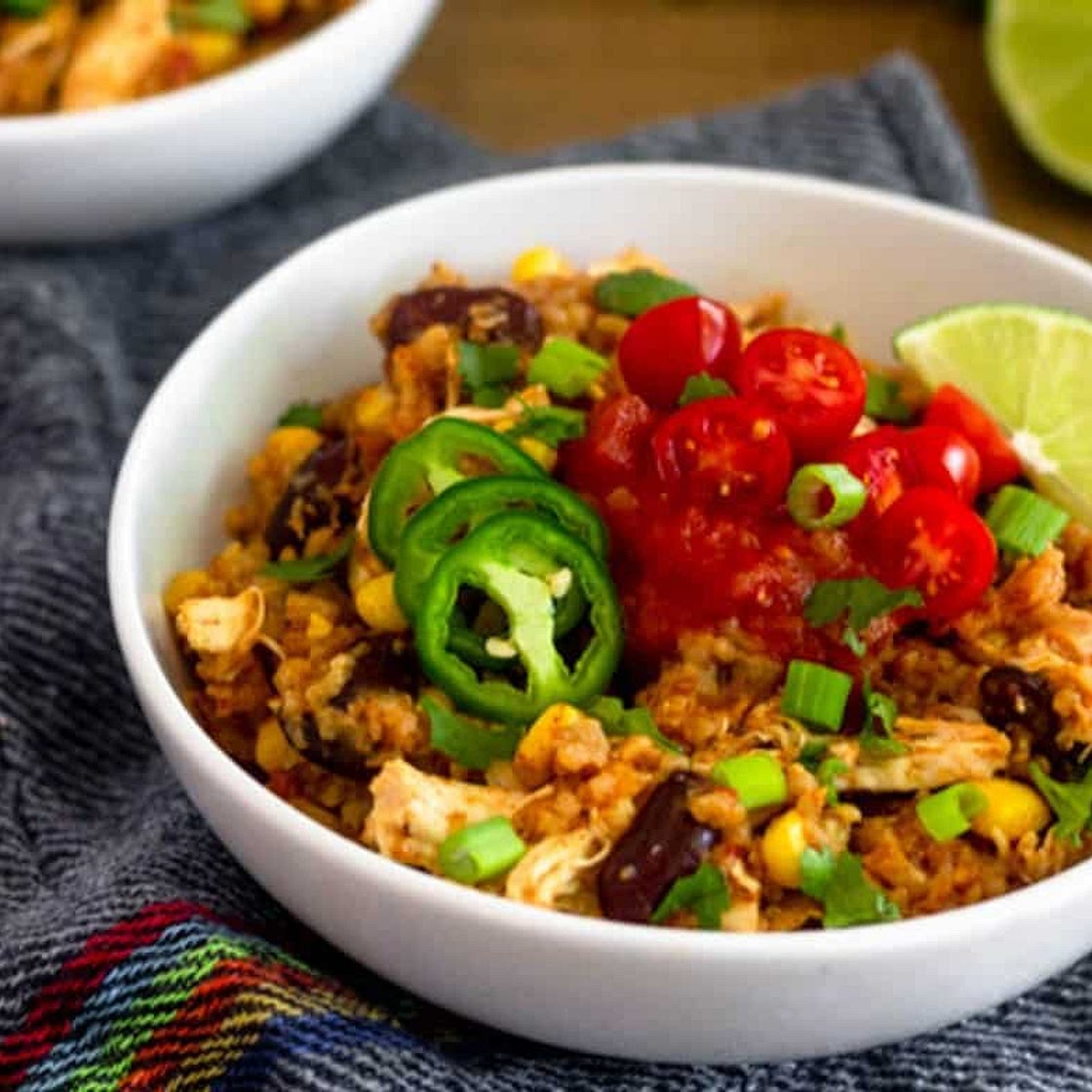 Instant Pot Southwestern Chicken and Rice Bowls