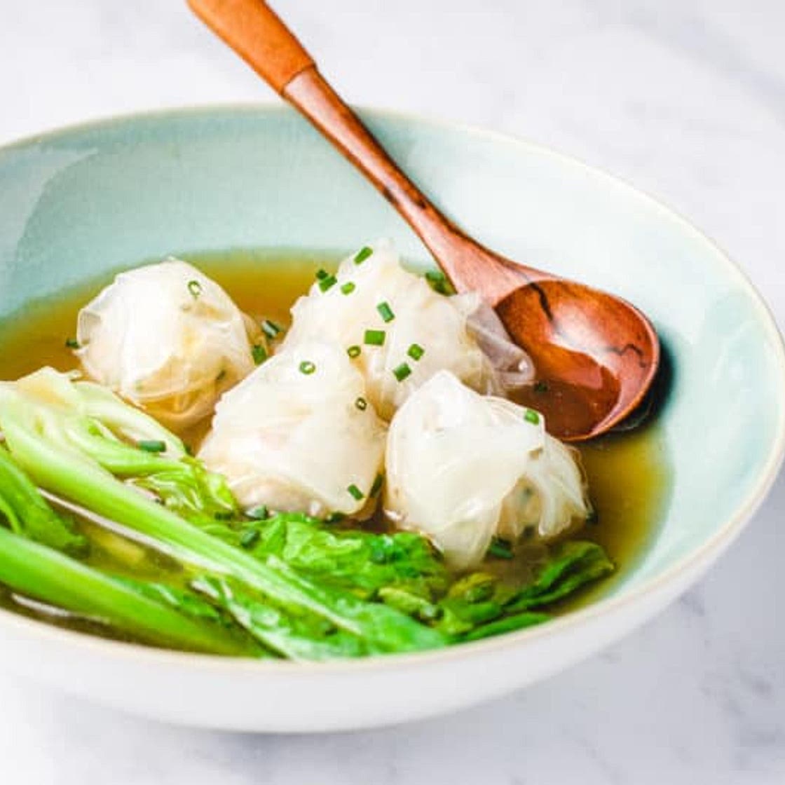 Easy Wonton Soup (Gluten-Free Wontons)