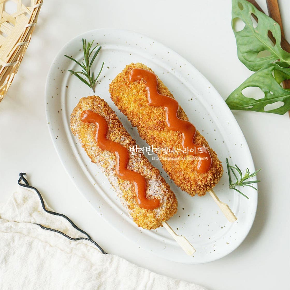 핫도그 만들기 식빵 핫도그 만드는법 치즈핫도그 아이 간식 레시피