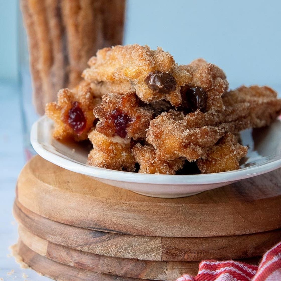 Homemade Stuffed Churros (Gluten Free)