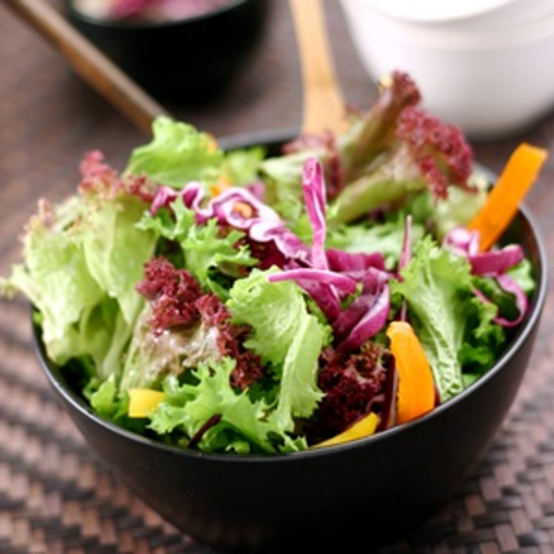 두부드레싱과 채소샐러드