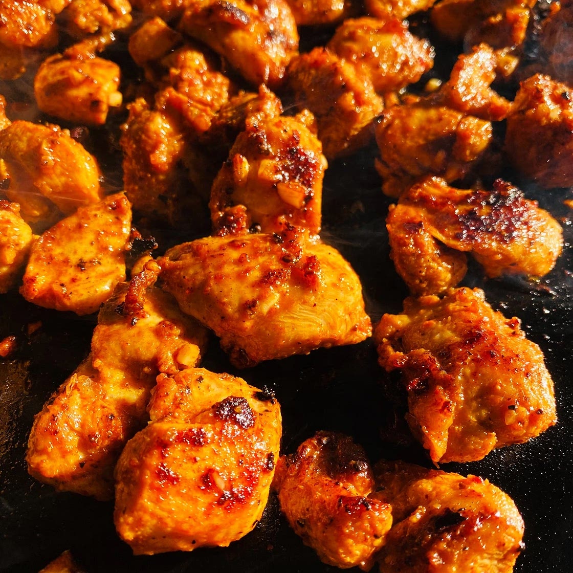 Blackstone Chicken Taco Bites