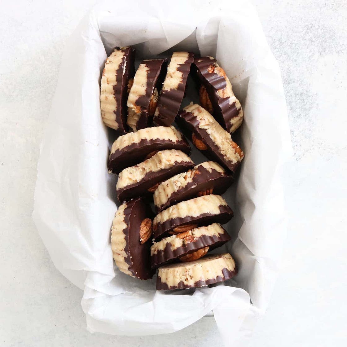 Personal Chocolate Pecan Pies