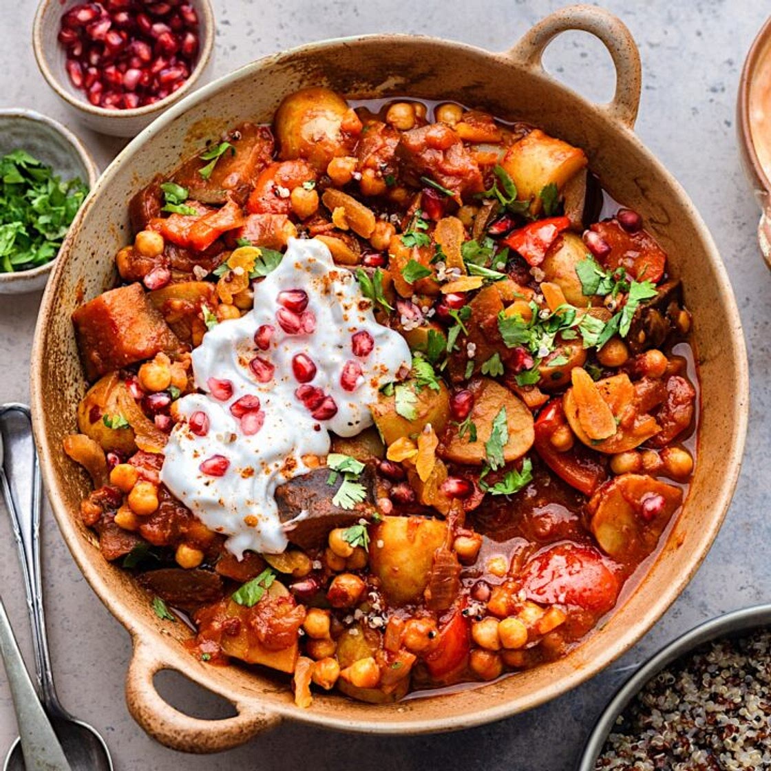 Harrisa Vegetable and Chickpea Stew