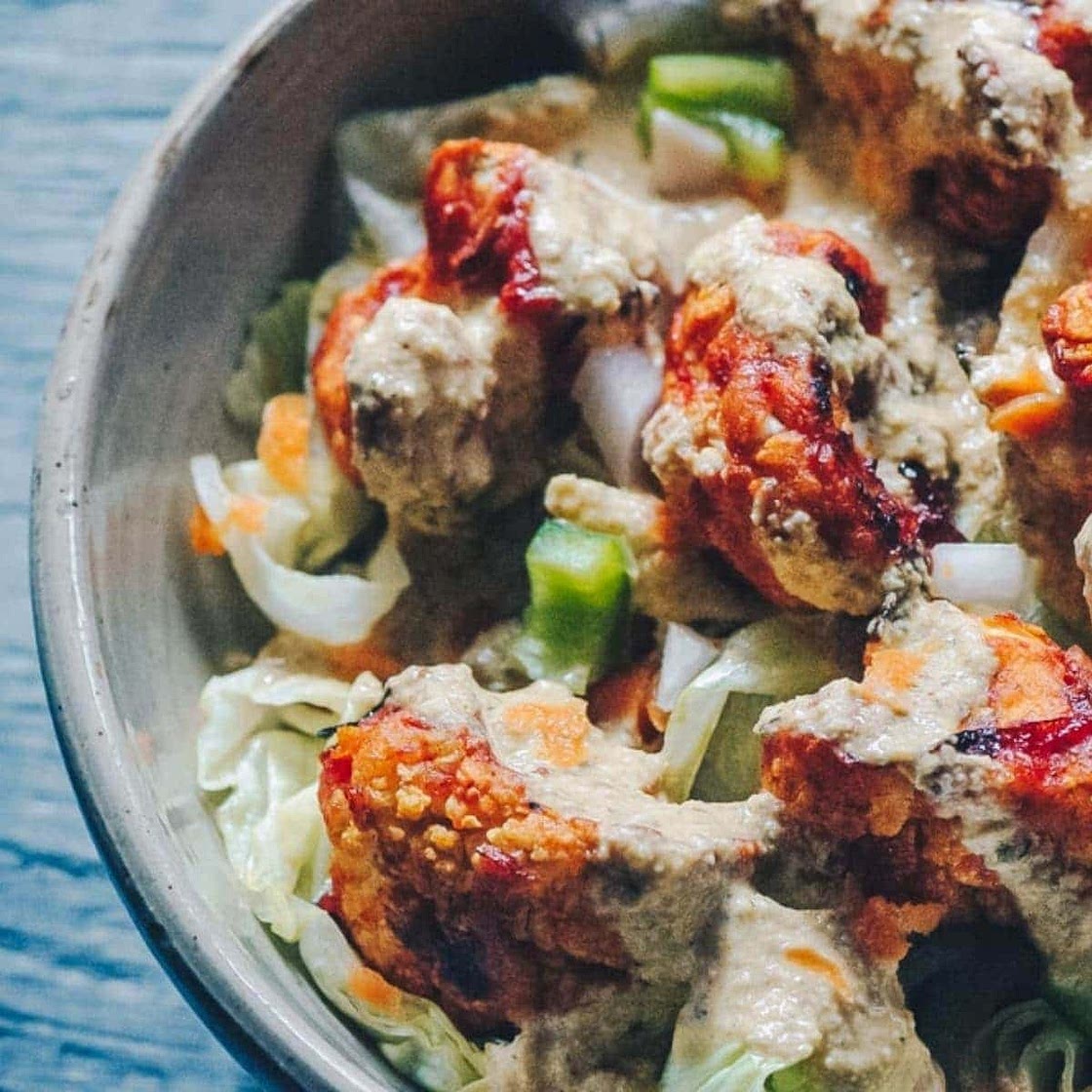 BBQ Roasted Cauliflower Salad