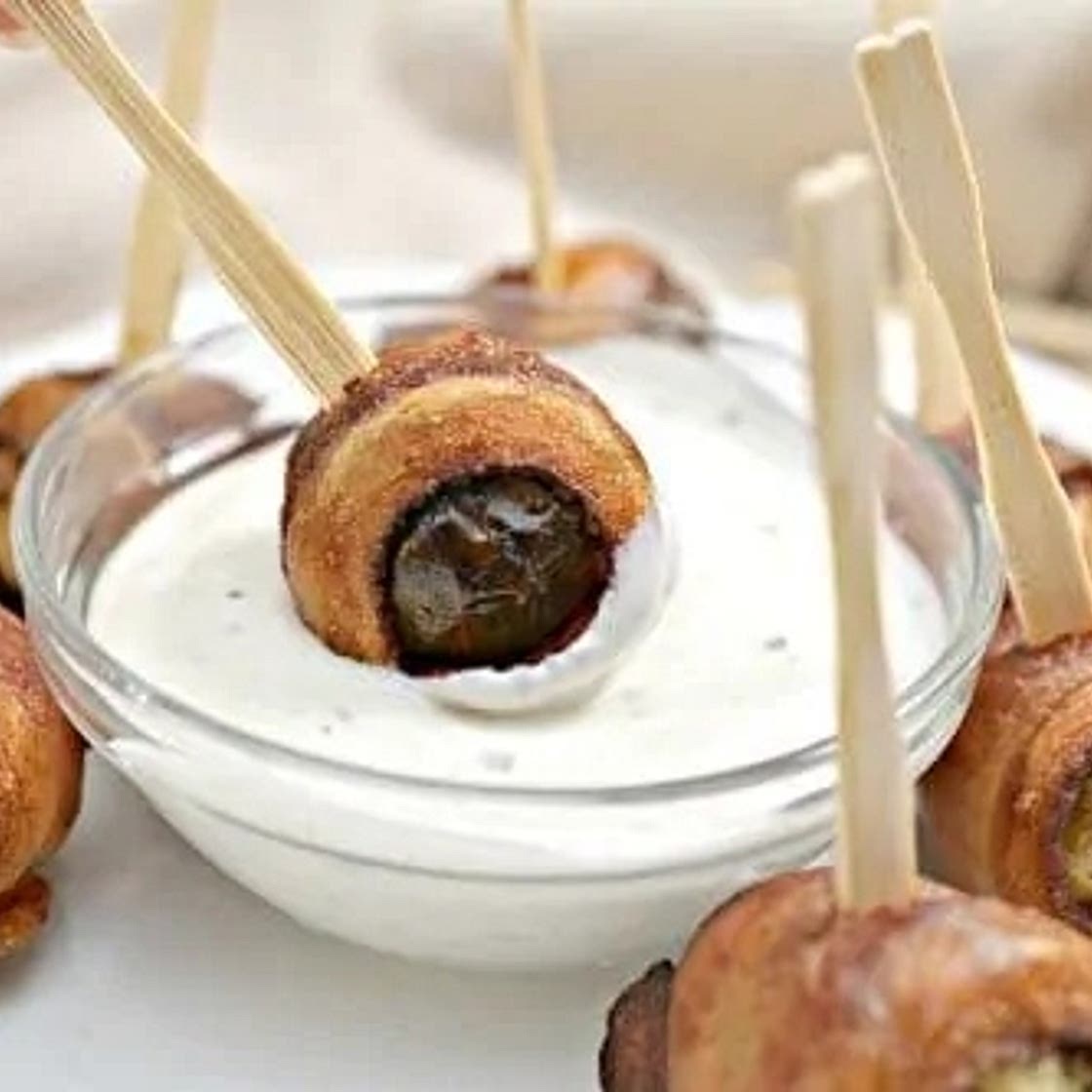 Keto Bacon-Wrapped Ranch Brussels Sprouts:
